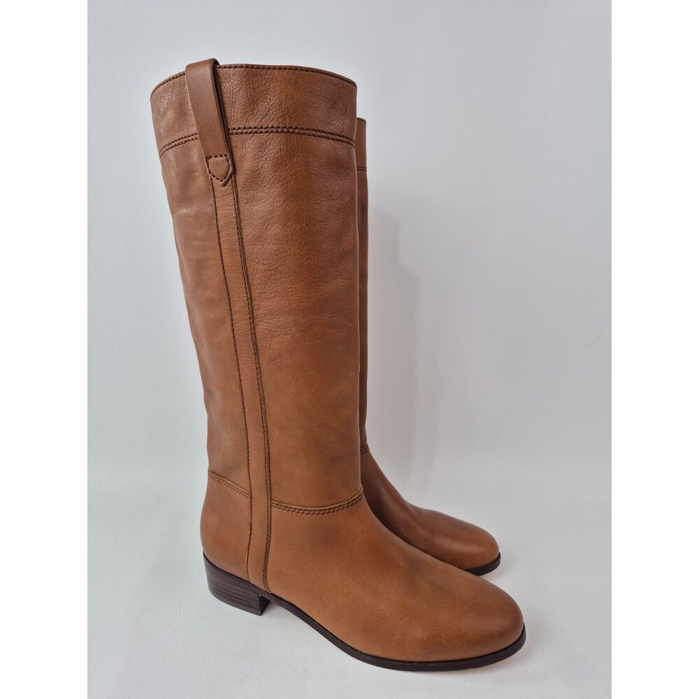 Veronica Beard Women's Hazelwood Brown Dwyer Knee High Boots Size 7.5